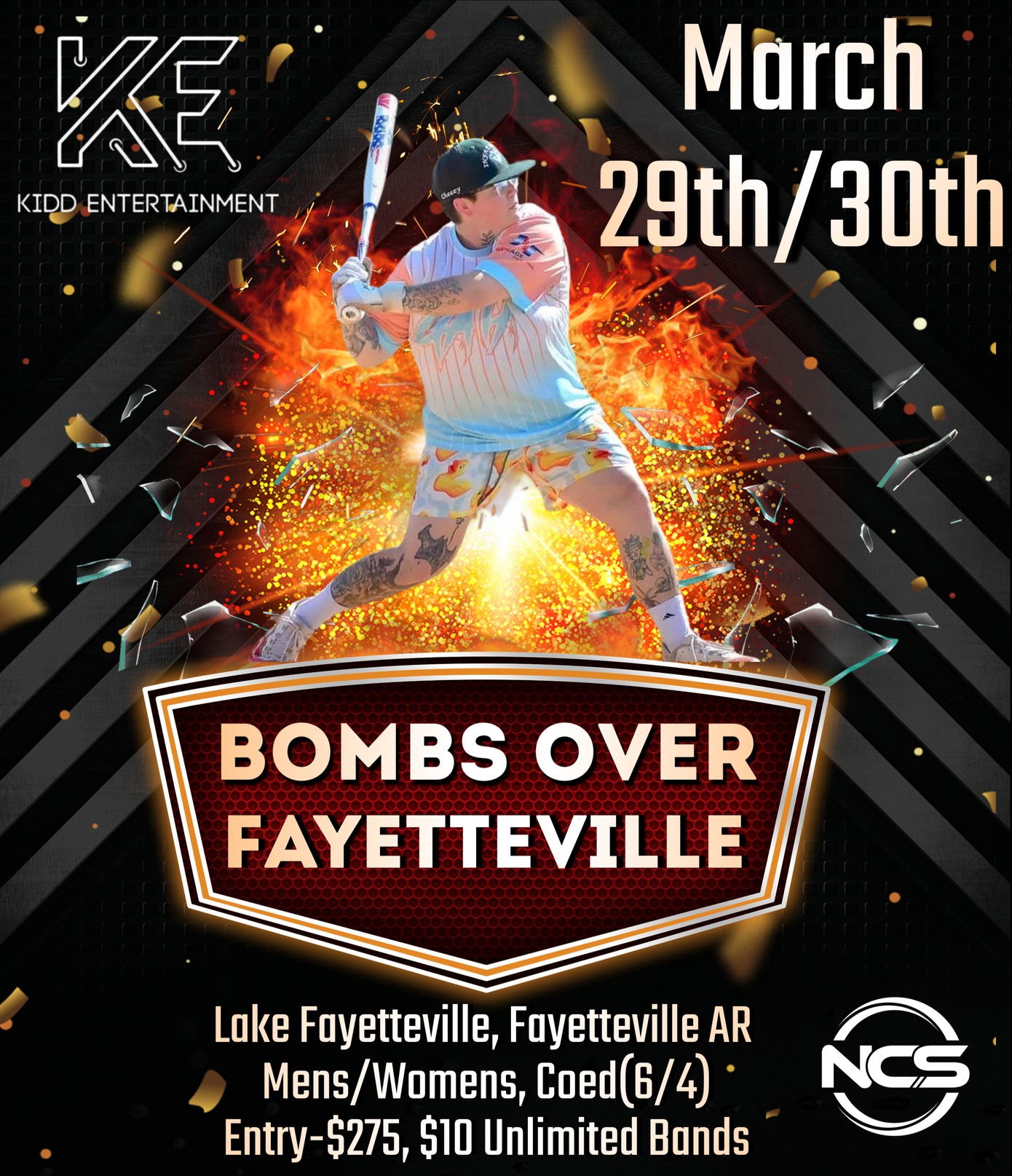 Bombs Over Fayetteville Logo