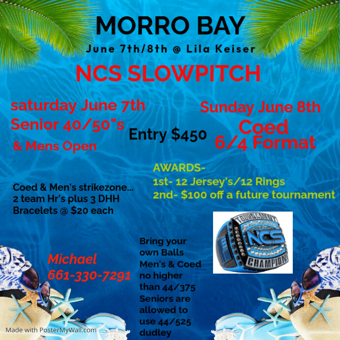 Morro Bay NCS Classic- Ballin at the Beach Logo