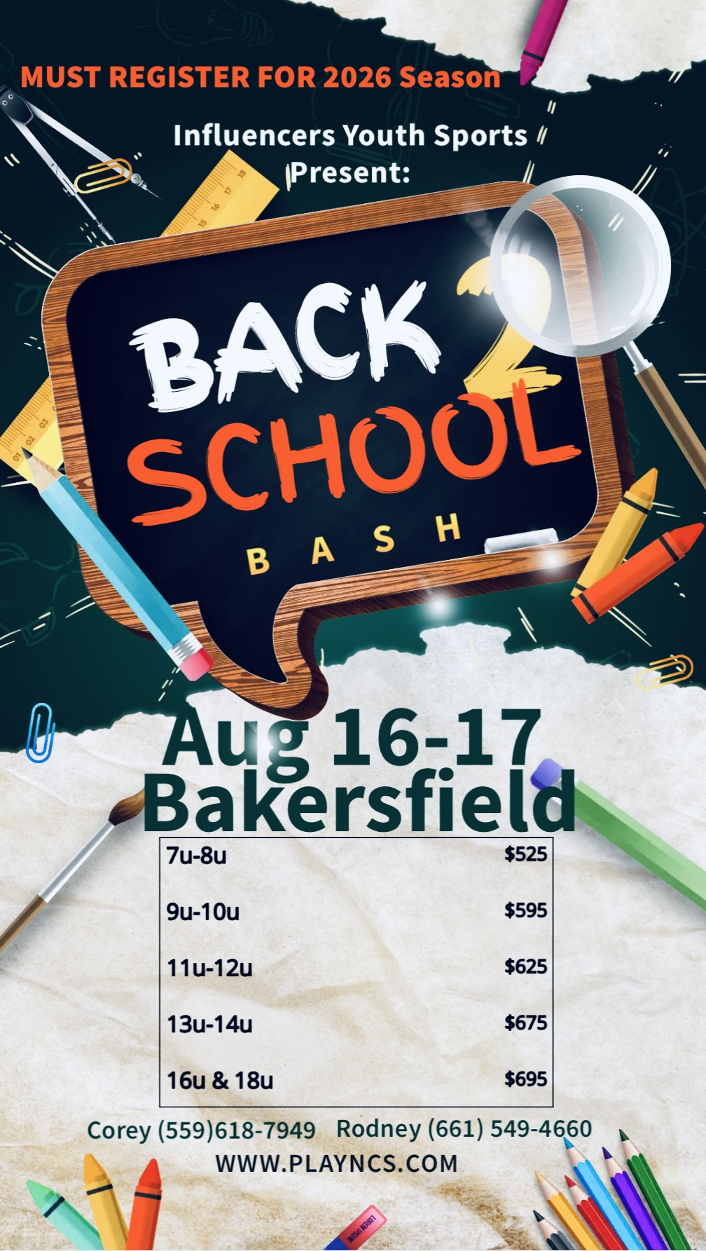 Bakersfield Back to School Bash Logo