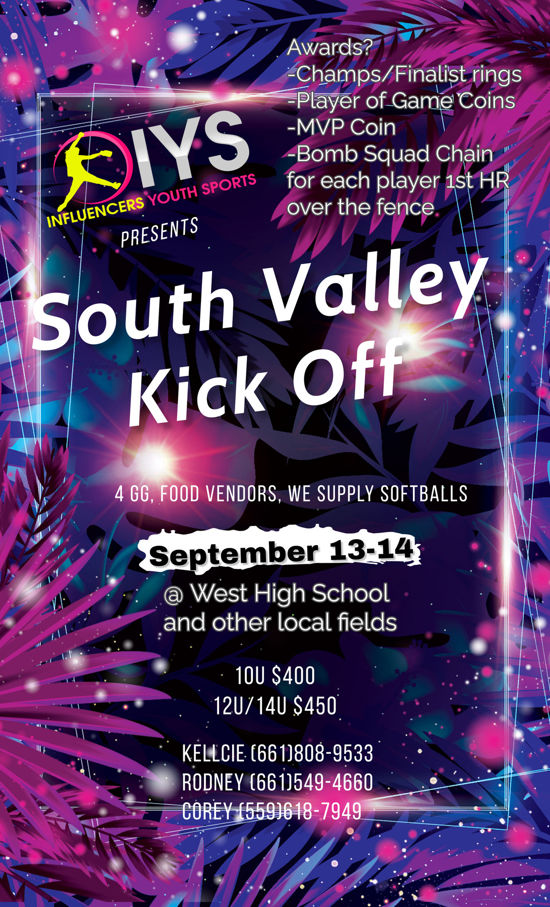 Bakersfield South Valley Kick Off Logo