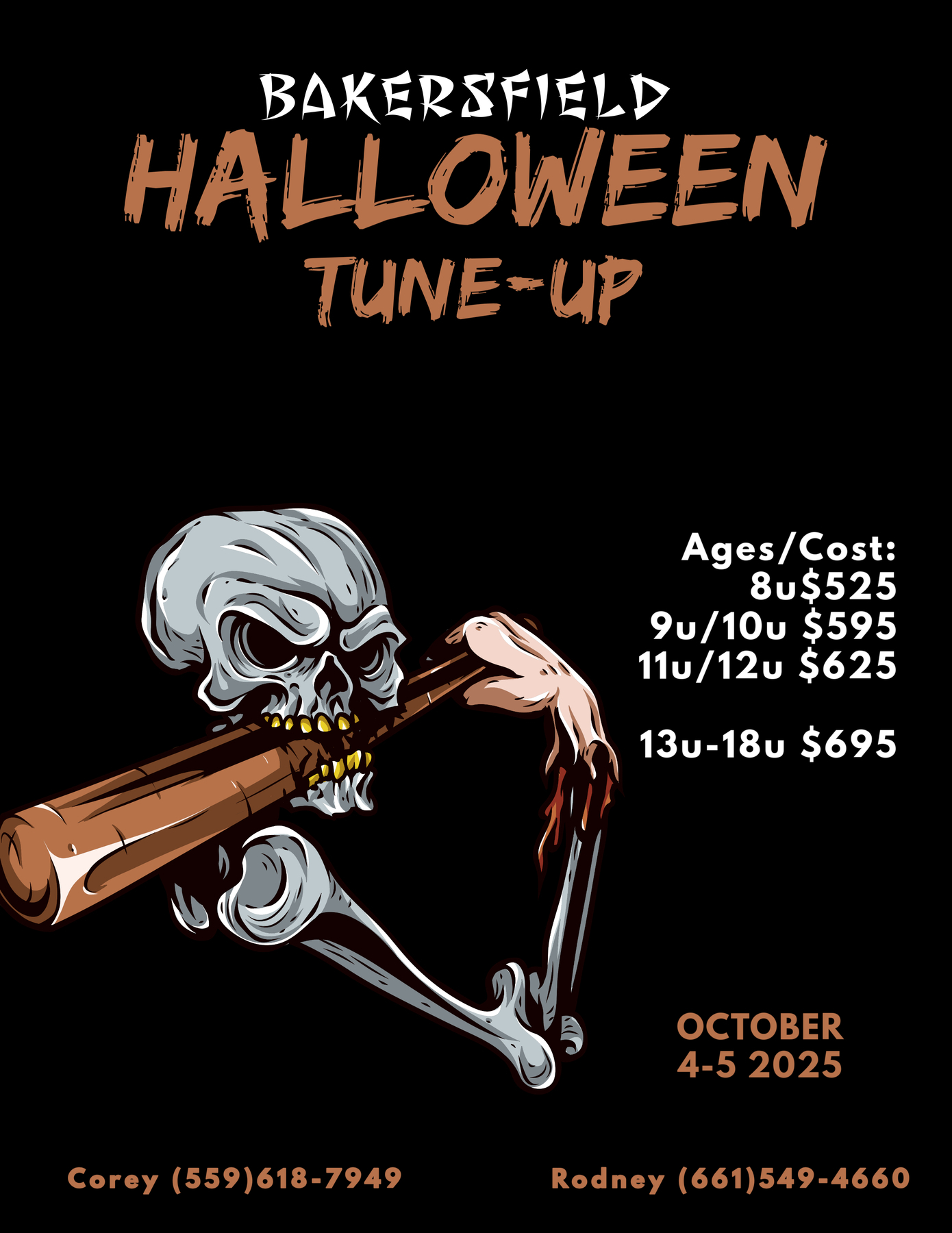 Bakesfield Halloween Tune-Up Logo