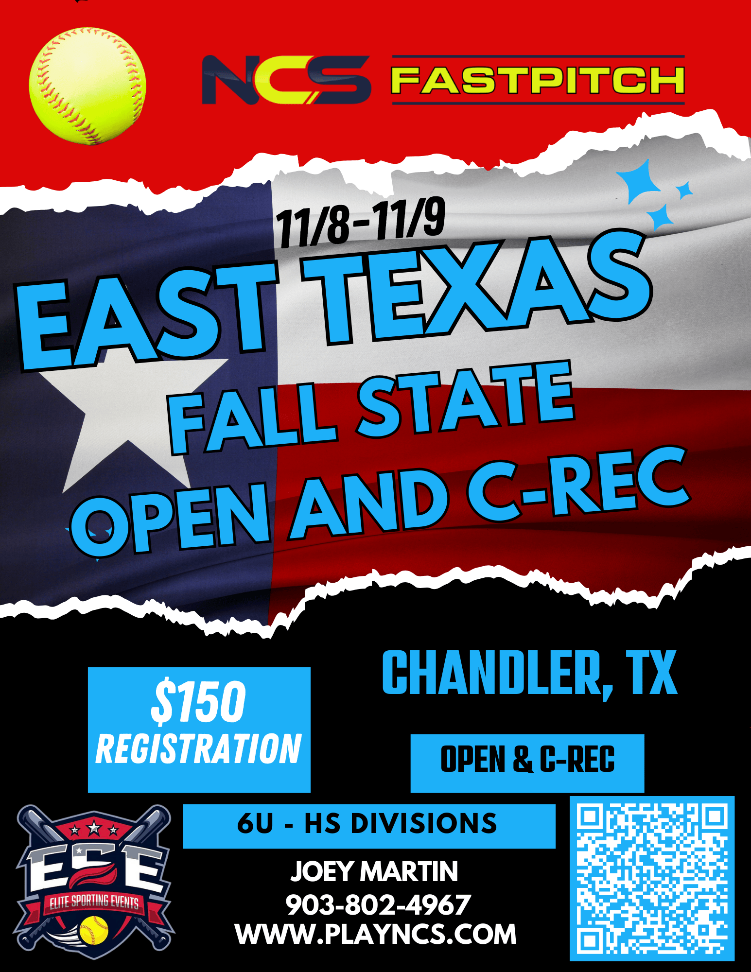 East Texas Fall State Open and C-Rec Logo