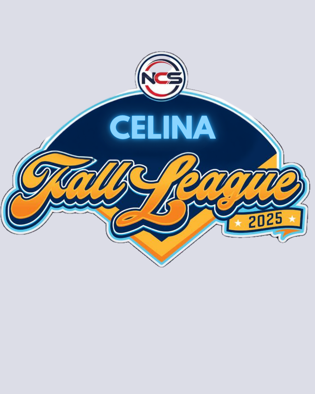 2025 TSB CELINA SUNDAY DOUBLEHEADER FALL LEAGUE 10GG **TURF** Logo