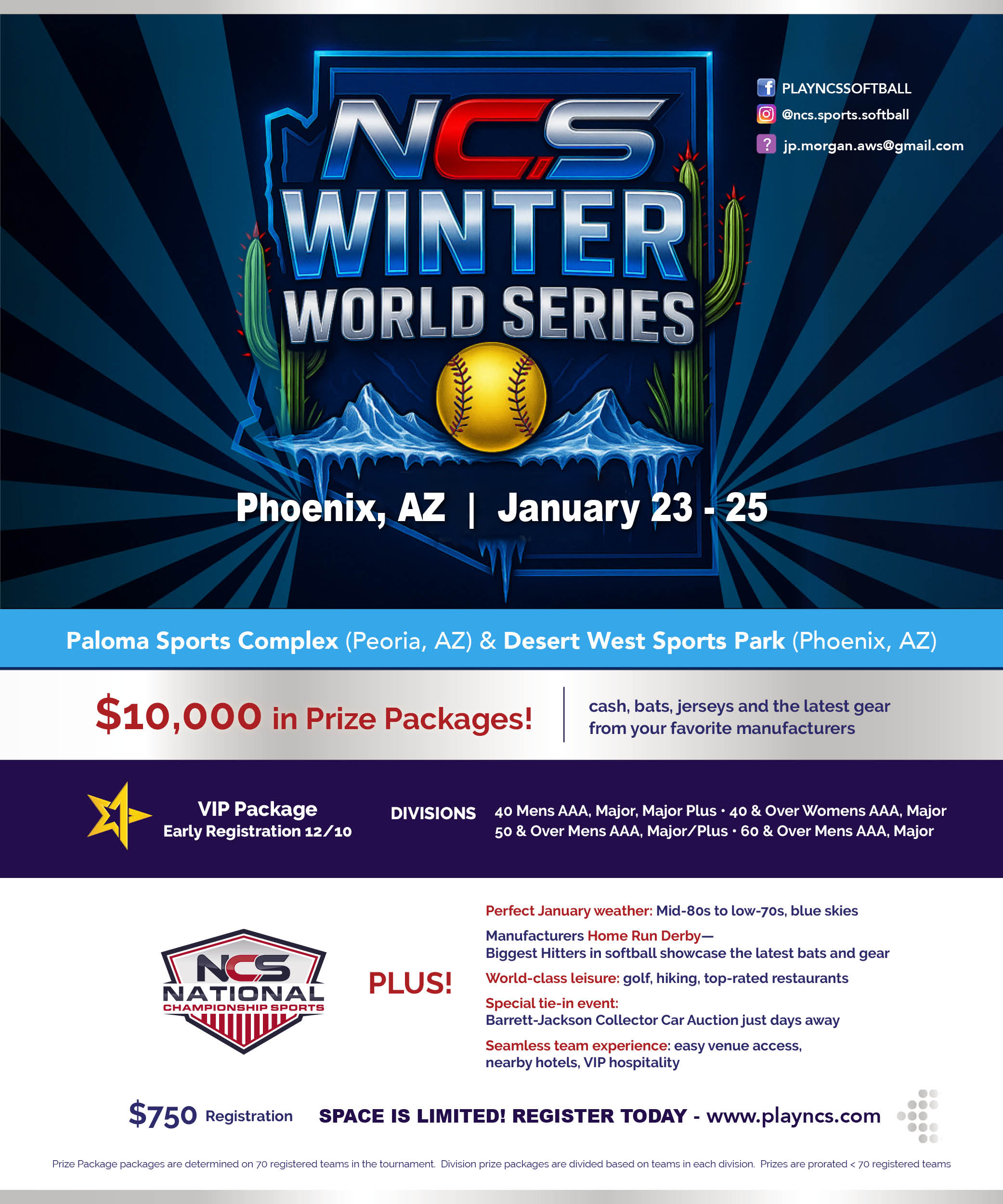 NCS WINTER WORLD SERIES - SENIOR DIVISIONS (5GG) Logo