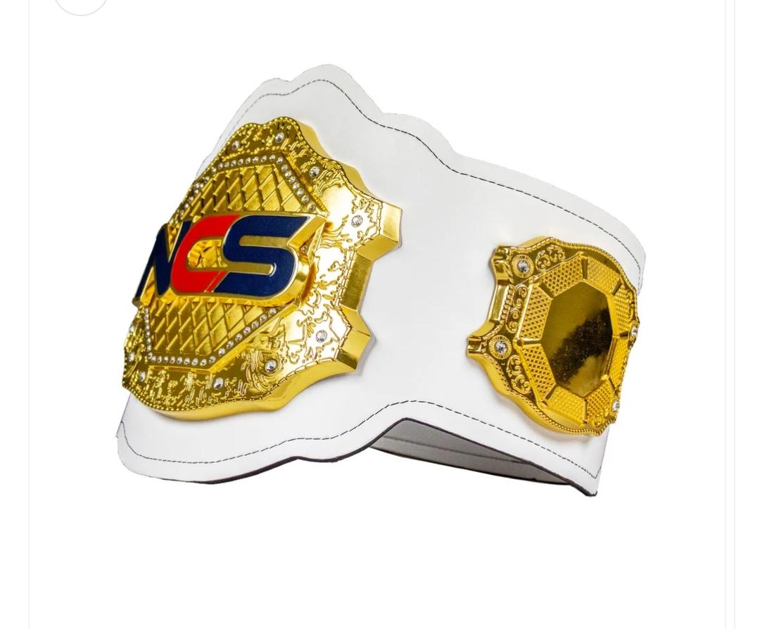NCS Christmas Wood Bat - Championship Belt Event Logo