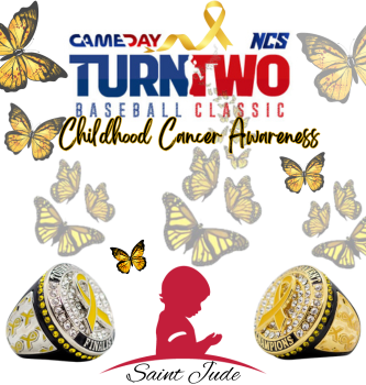 TURN TWO "SAINT JUDE CHILDHOOD CANCER AWARENESS" Logo