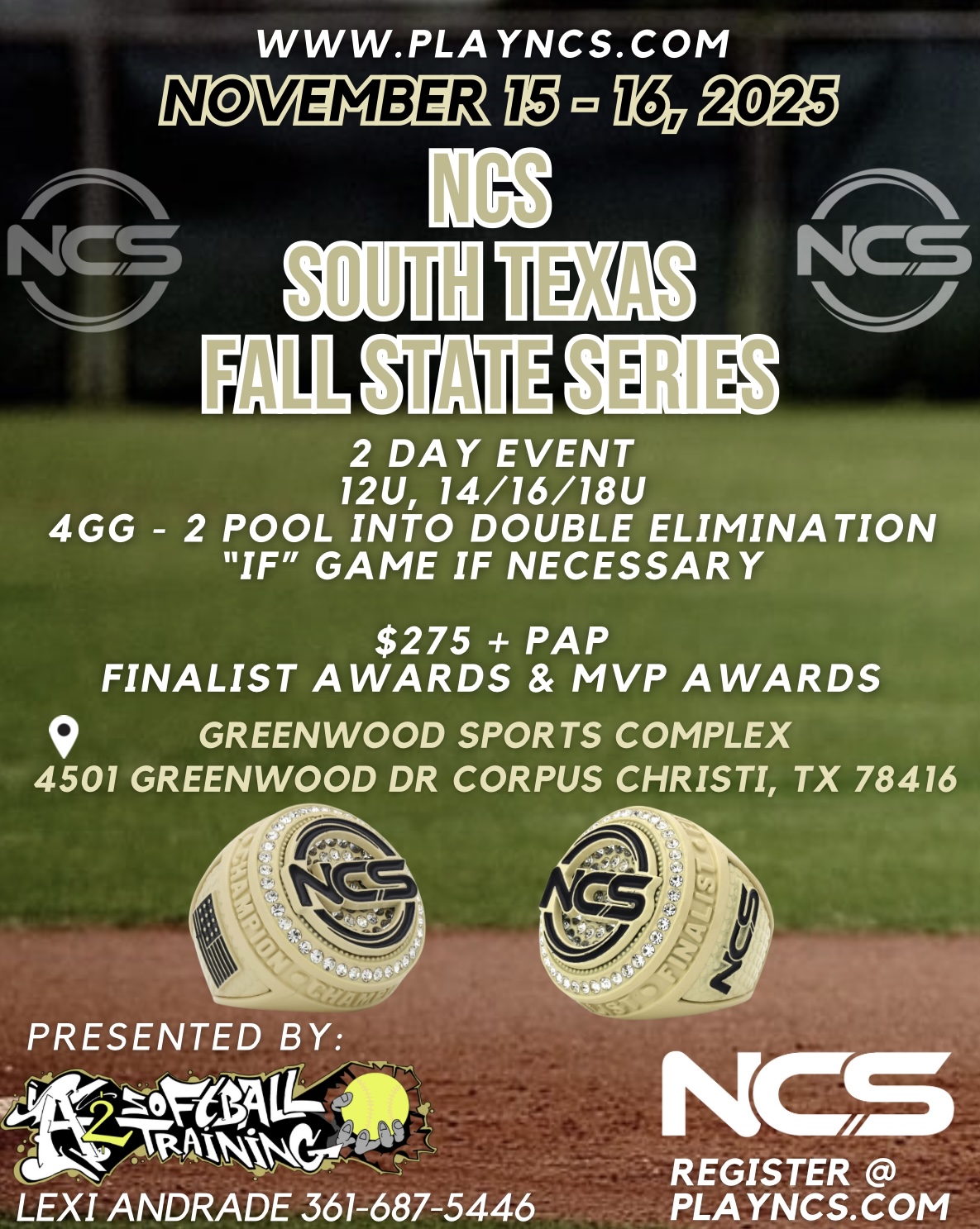 SOUTH TEXAS FALL STATE TOURNAMENT (12U - 18U) Logo