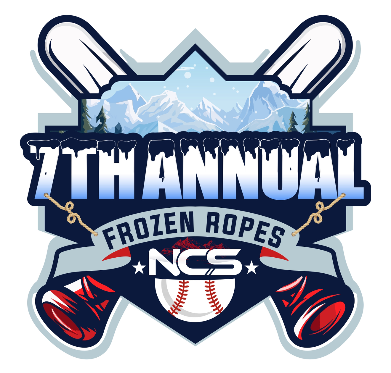 7TH ANNUAL FROZEN ROPES Logo