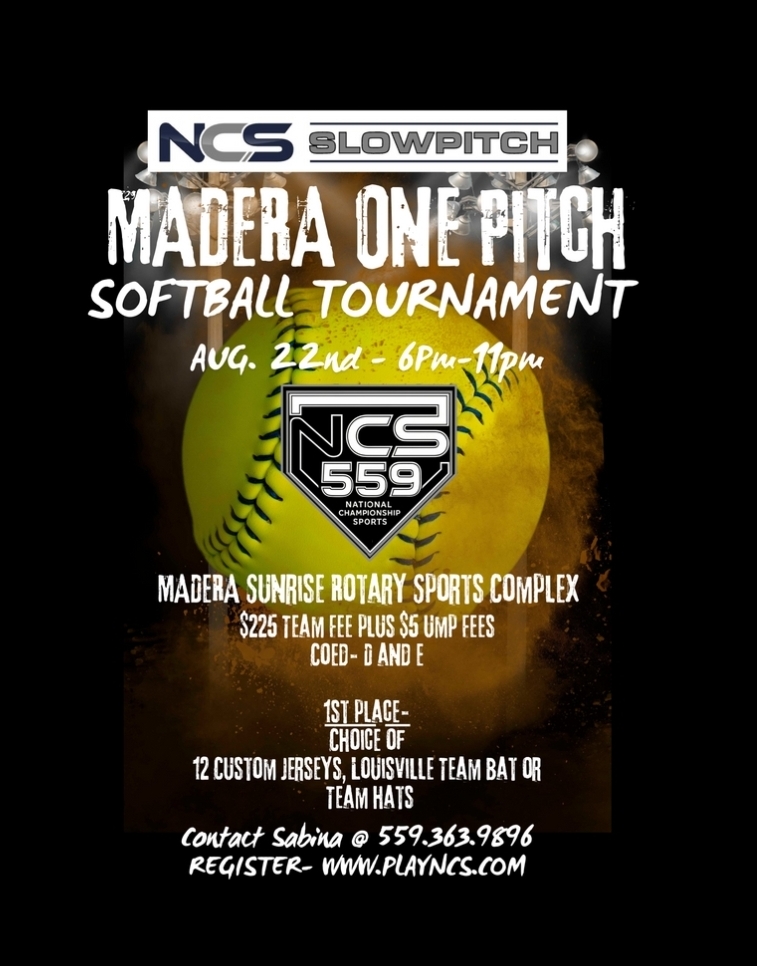 Madera Friday Night One Pitch Logo