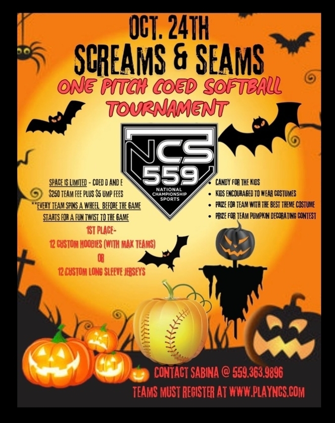 Screams & Seams One Pitch Logo