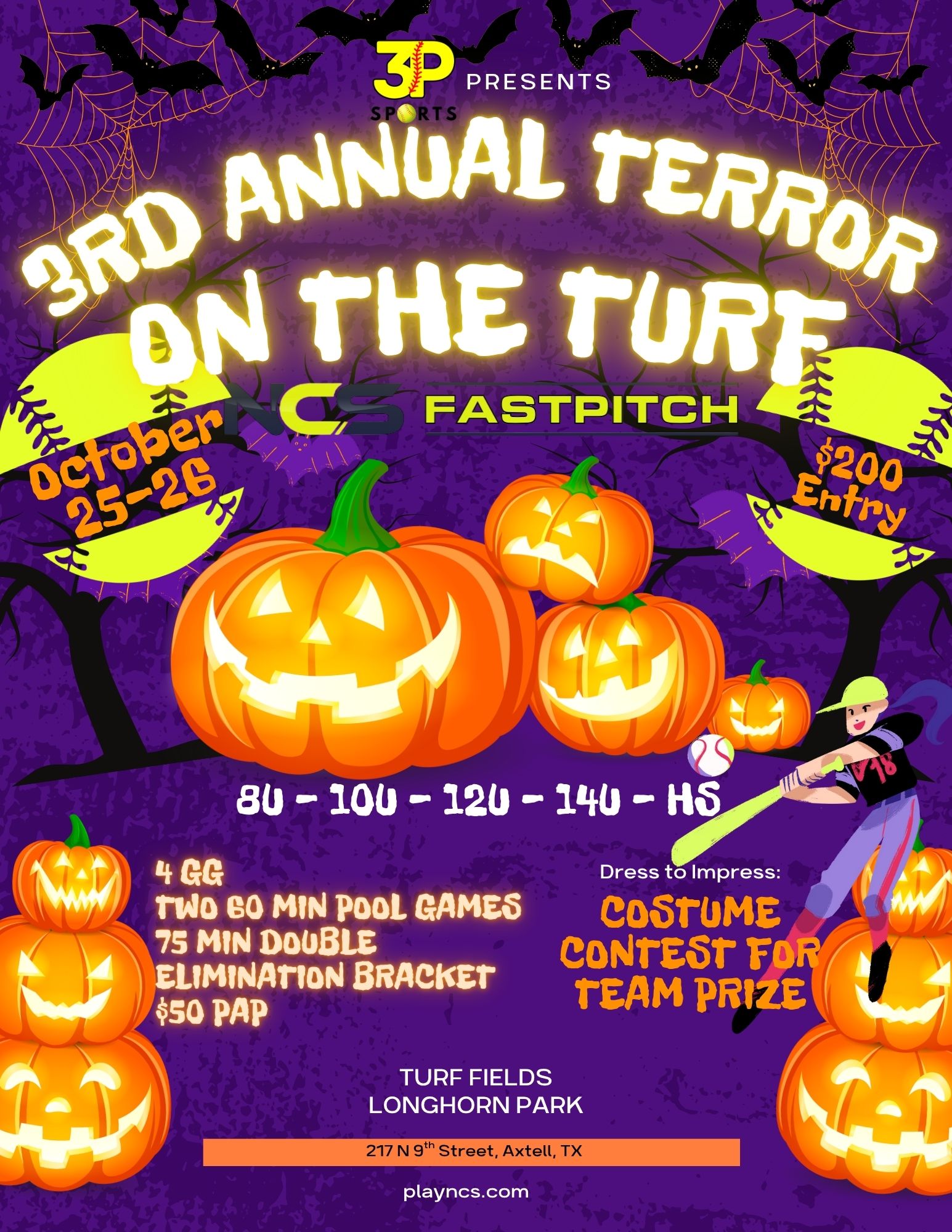 3rd Annual TERROR on the TURF Logo