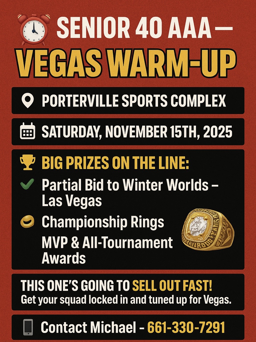 Seniors Partial Bid to Vegas worlds Logo