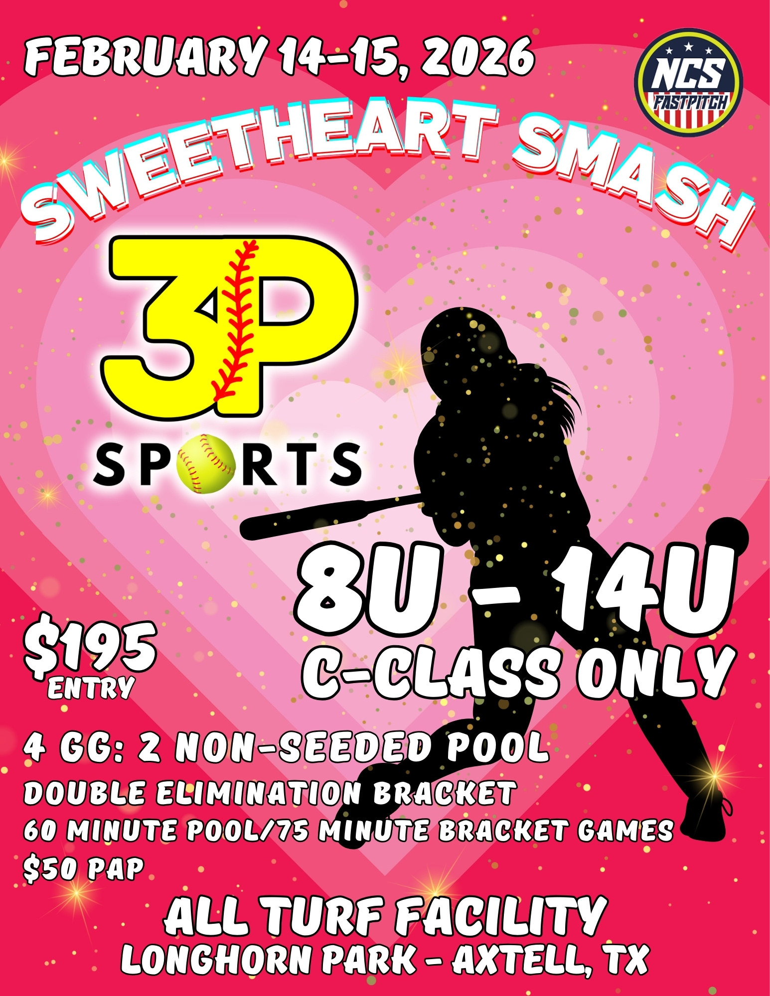 3P Sports 2nd Annual Sweetheart Smash - C-Class ONLY Logo