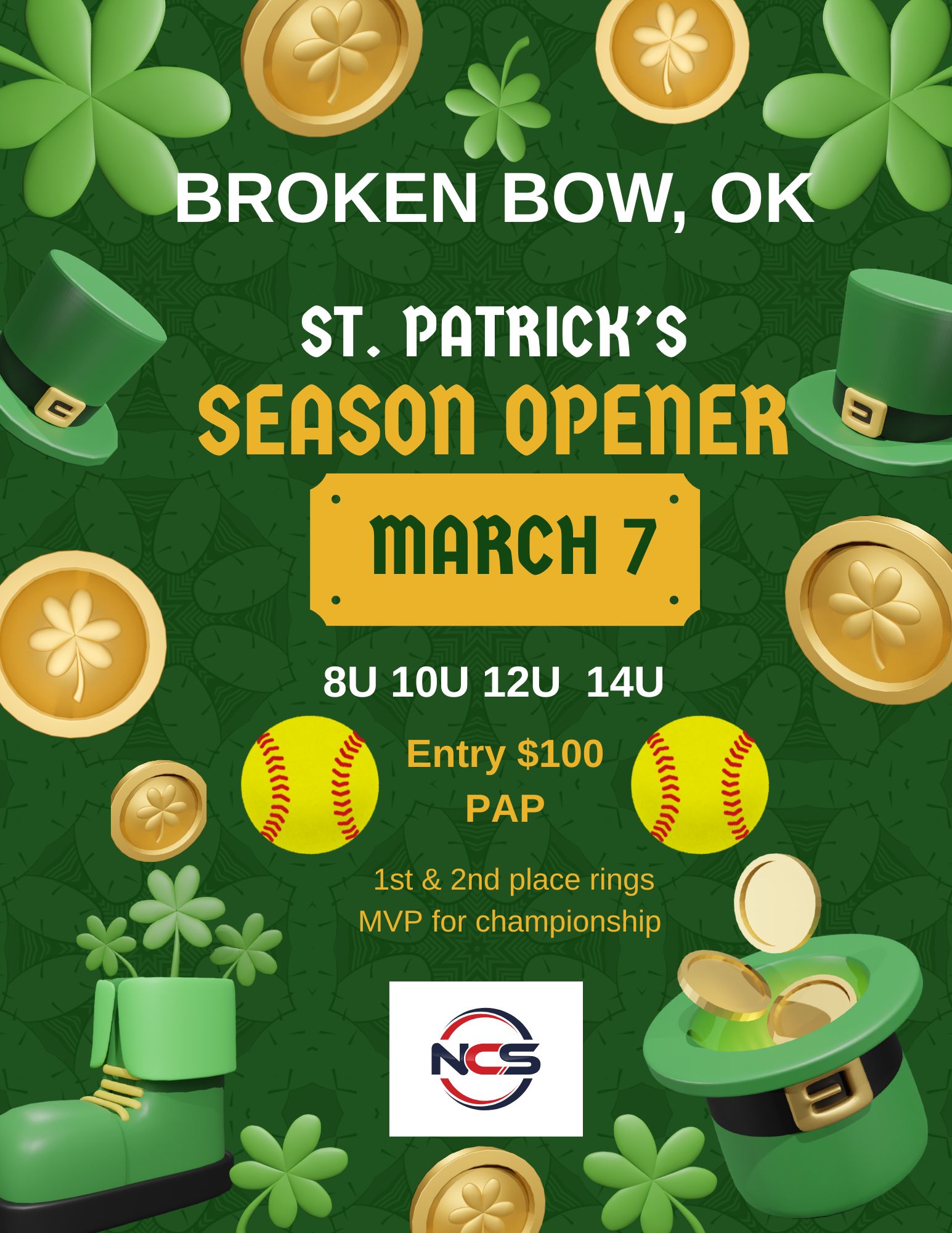 St. Patrick's Season Opener Logo