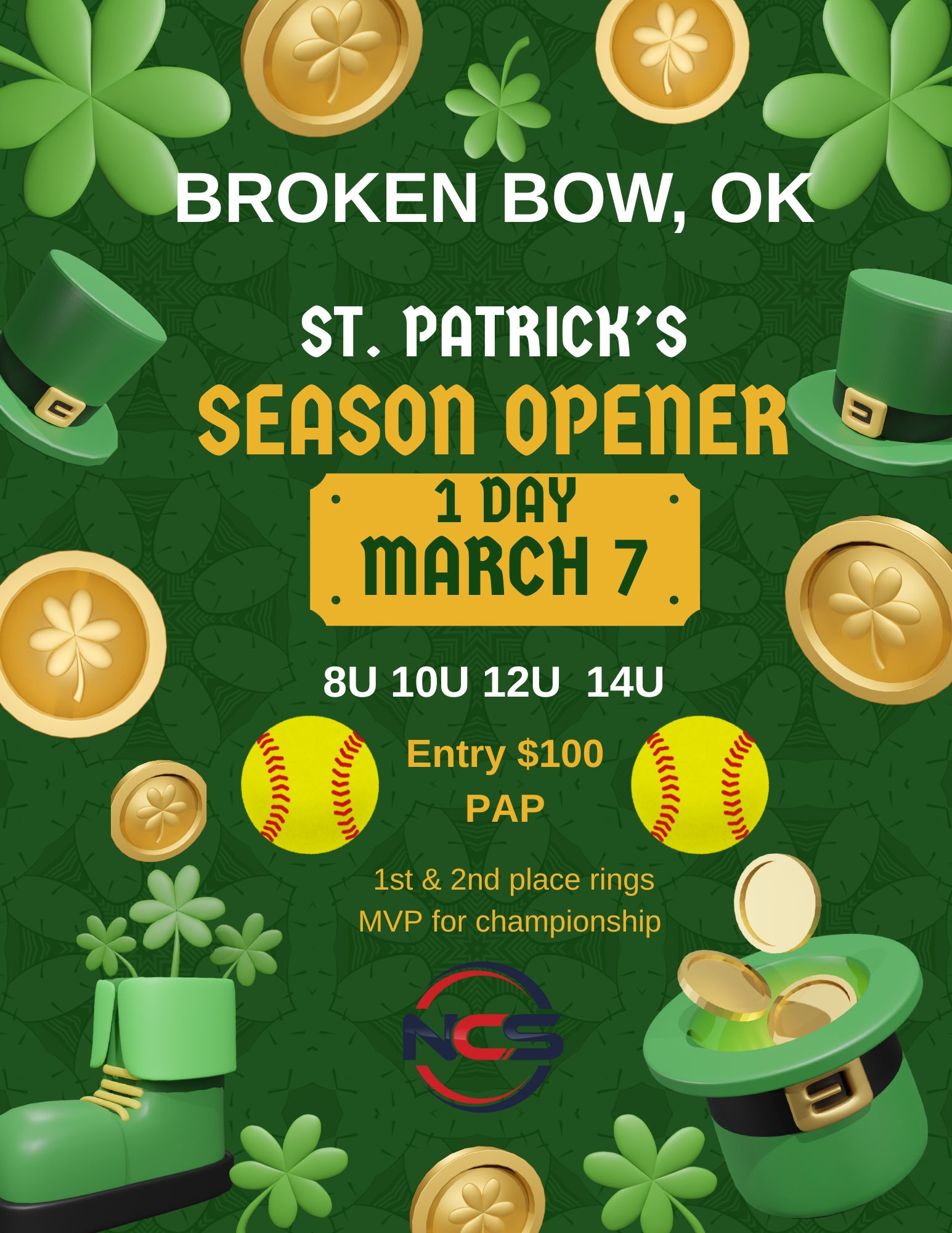 St. Patrick's Season Opener Logo