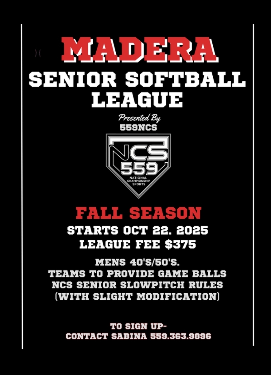 MADERA SENIOR SOFTBALL LEAGUE Logo