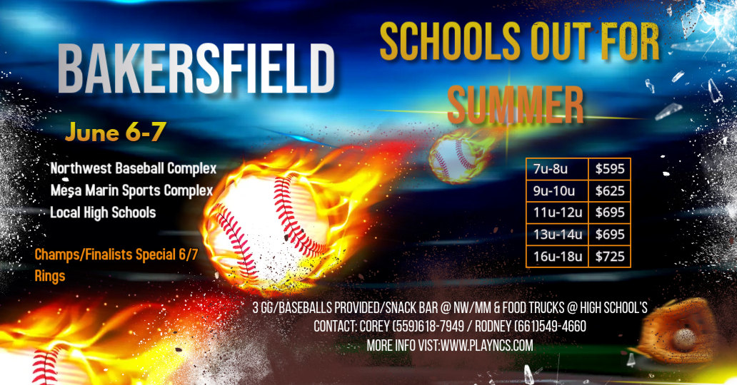 Bakersfield School's Out for Summer Logo
