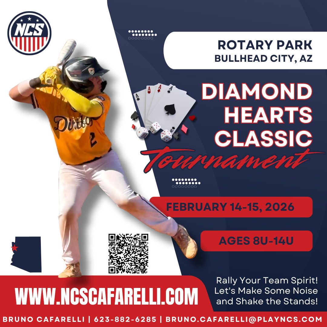 Bullhead City Diamond Hearts Classic Logo