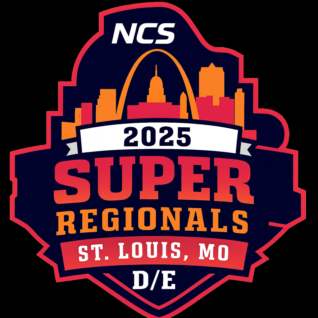NCS Super Regionals- D & E Logo