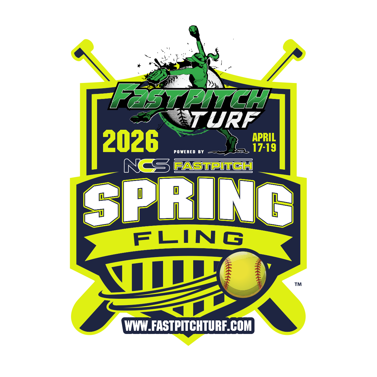2026 Fastpitch Turf Spring Fling - Powered By NCS Logo