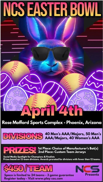 NCS SENIORS - EASTER BOWL - (ONE DAY) - LIMITED SPOTS Logo