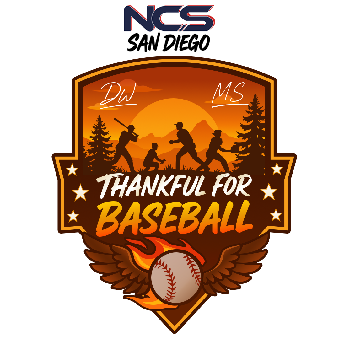 THANKFUL FOR BASEBALL (D3) RESCHEDULE 8U - 12U Logo