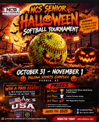NCS SENIORS - HALLOWEEN BASH - N.I.T. POINTS CHAMPIONSHIP  - RACE TO LAS VEGAS WORLDS Logo