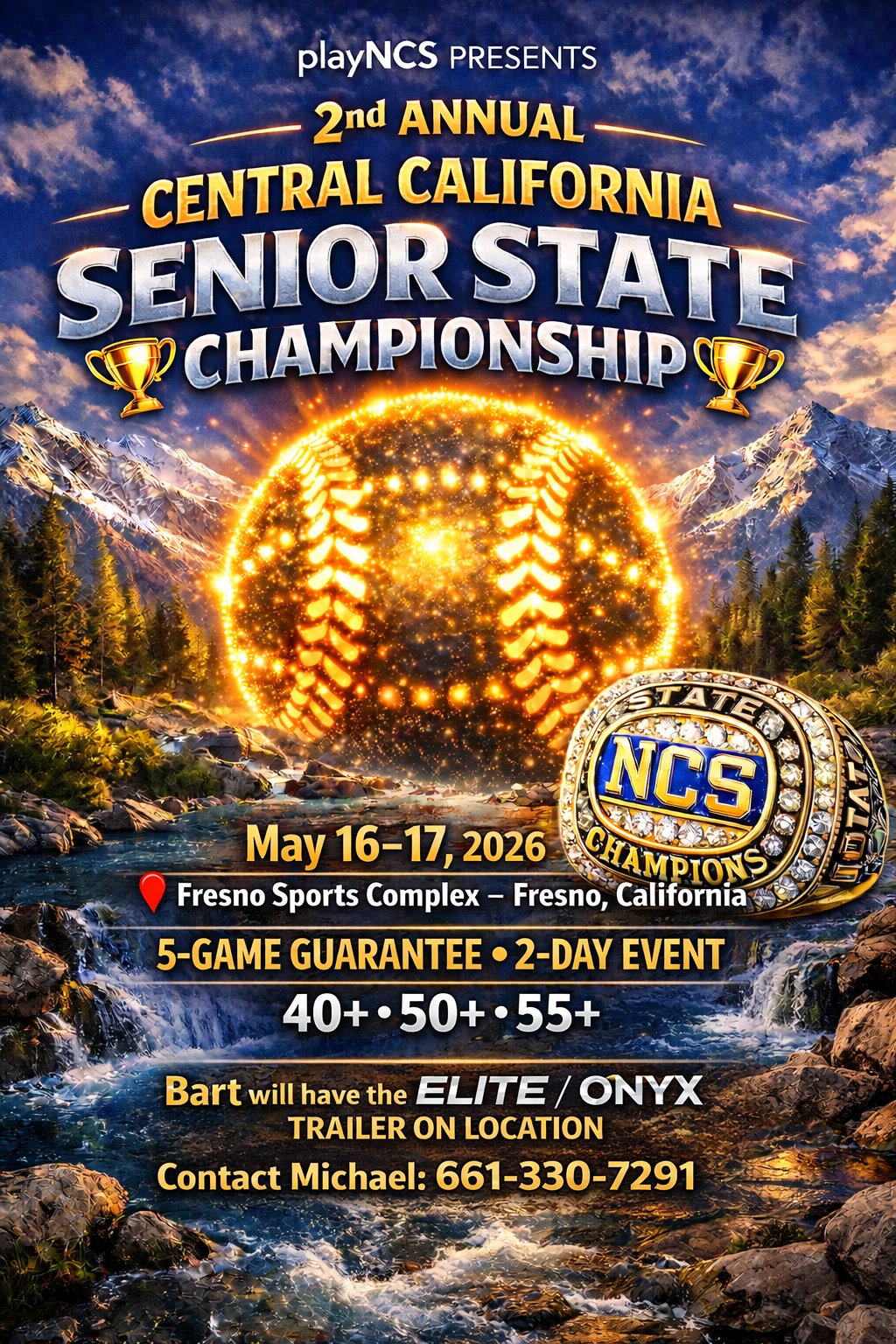 2nd ANNUAL CENTRAL CALIFORNIA SENIOR STATE CHAMPIONSHIPS- Logo