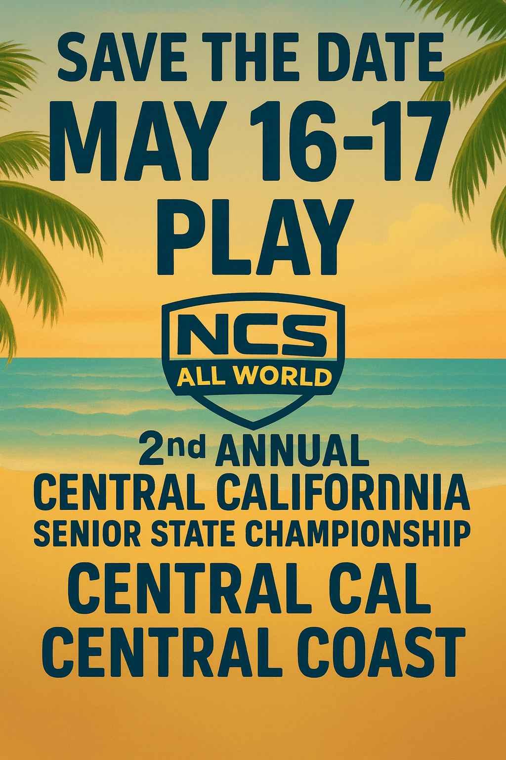 2nd Annual Central California Senior State Championship Logo