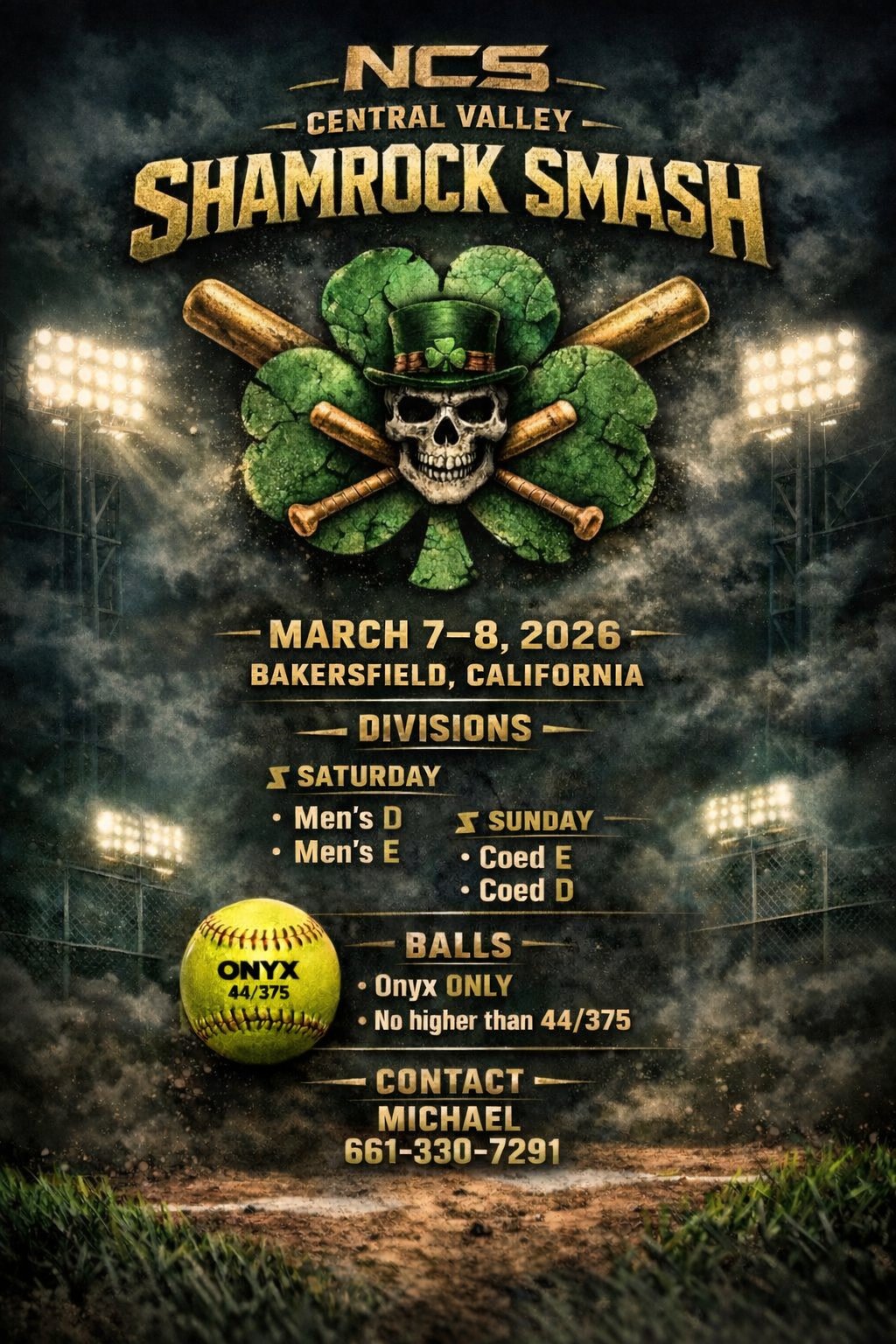 Central Valley Shamrock Smash Logo