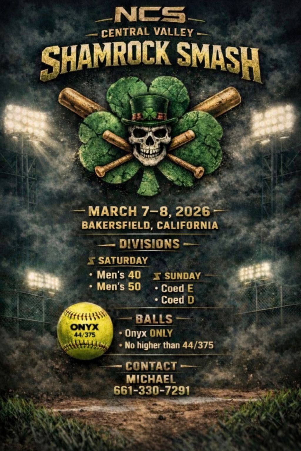 Central Valley Shamrock Smash Logo