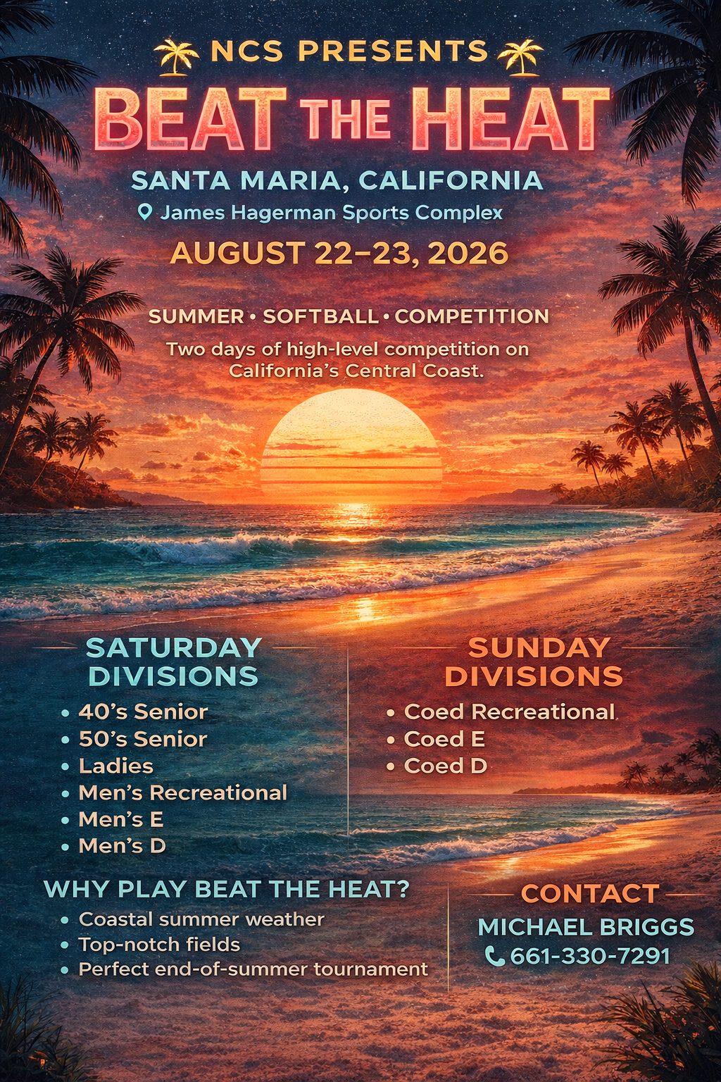 2nd Annual Beat The Heat at The Beach Logo