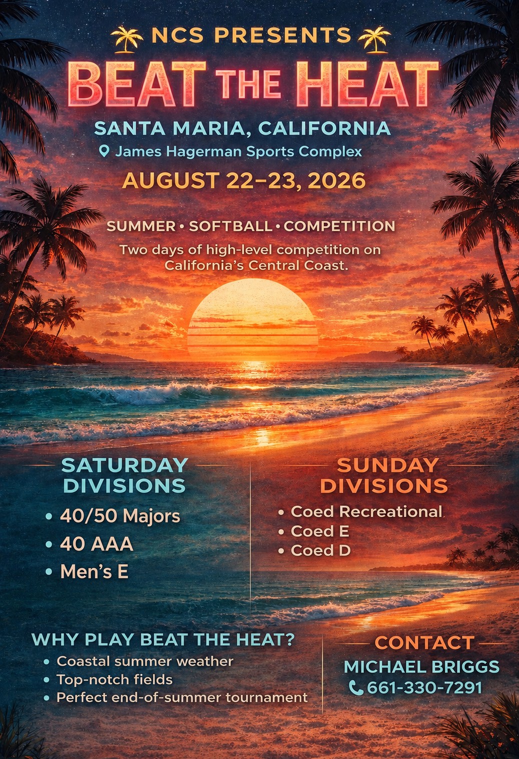 2nd Annual Beat The Heat at The Beach Logo