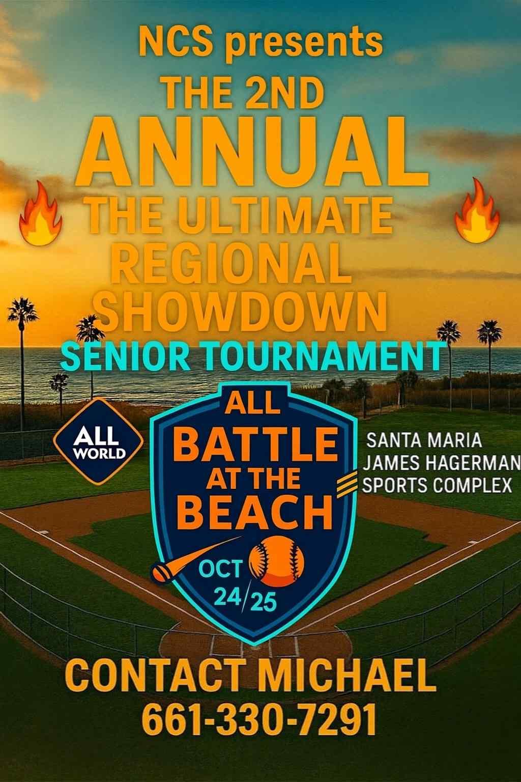 Battle at the Beach- North vs South vs Central Ca Logo