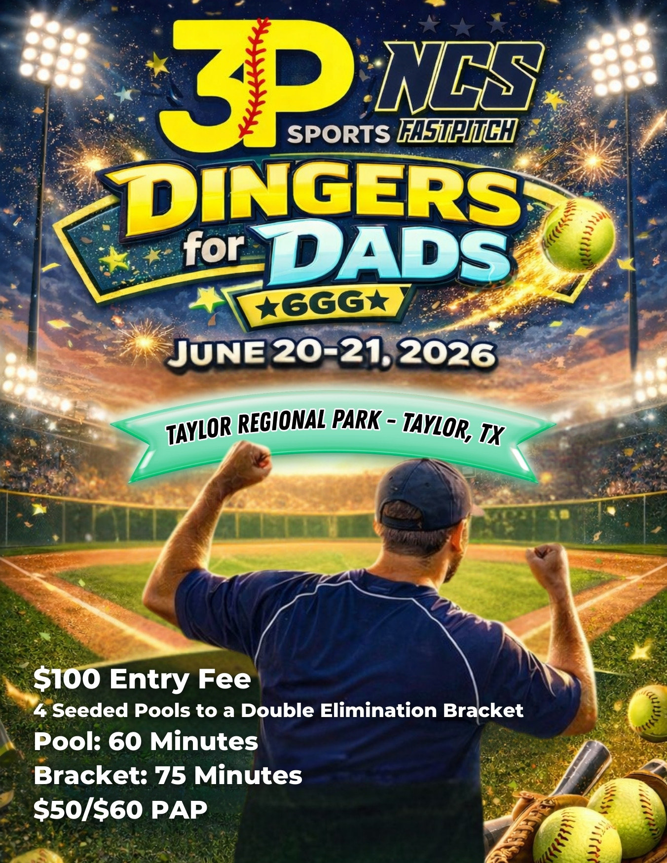 3P Sports Dingers for Dads *6GG* Logo