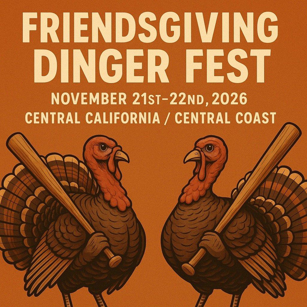 Friendsgiving Dinger Fest Logo