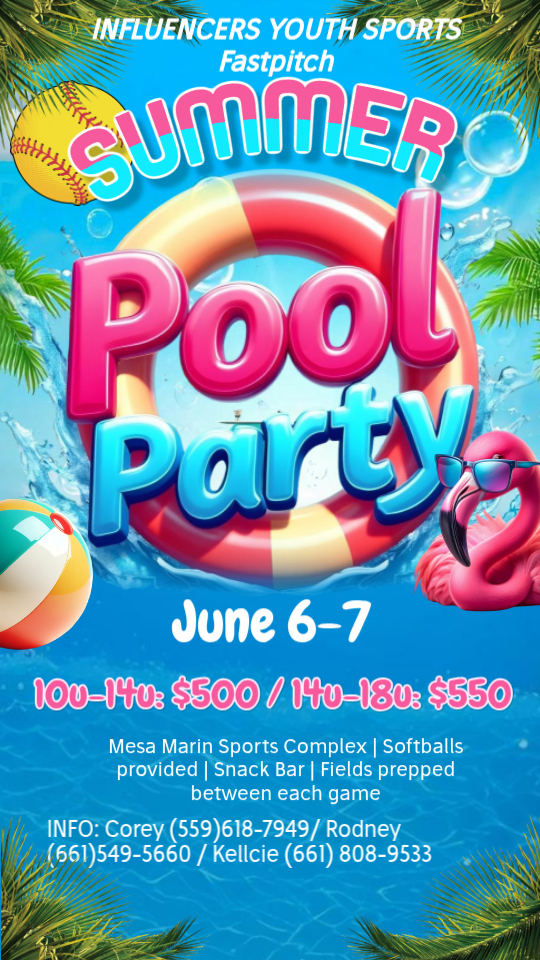 Bakersfield Summer Pool Party Logo