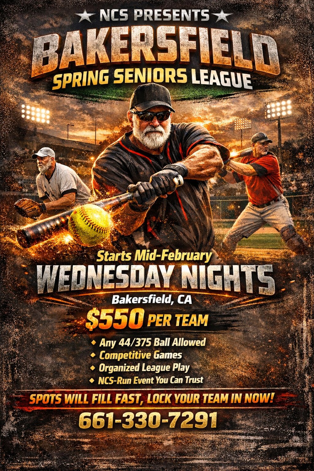 Bakersfield Senior League Logo