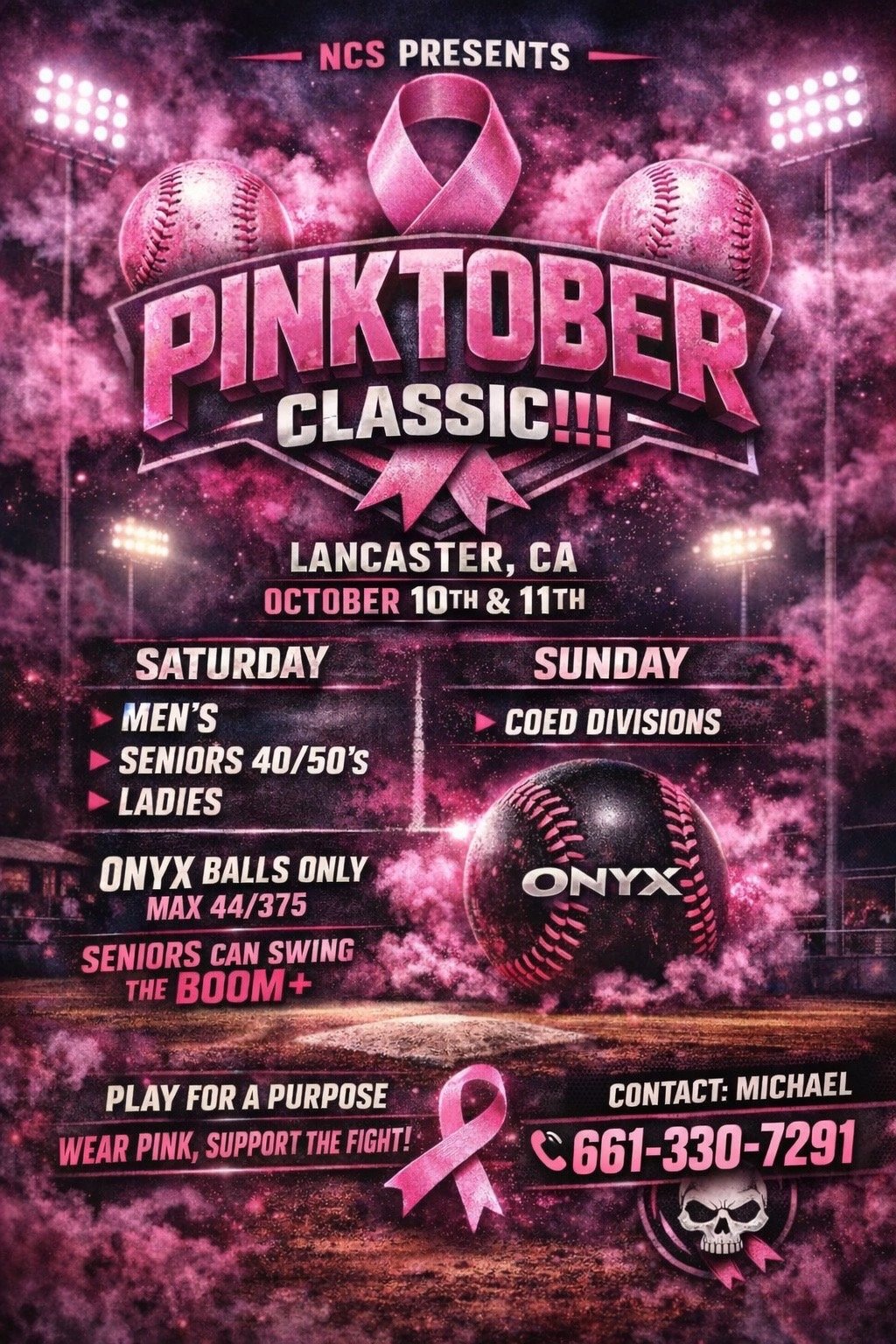NCS  presents the 2nd annual pinktober Logo