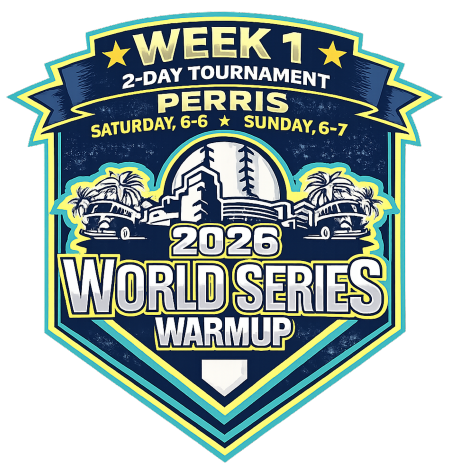 2 DAY WORLD SERIES WARMUP UP WEEK 1 Logo