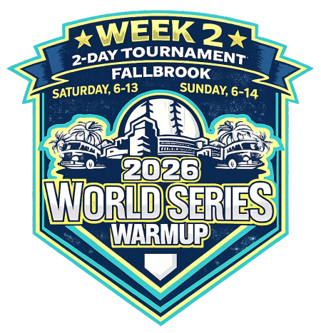 2 DAY WORLD SERIES WARMUP UP WEEK 2 Logo