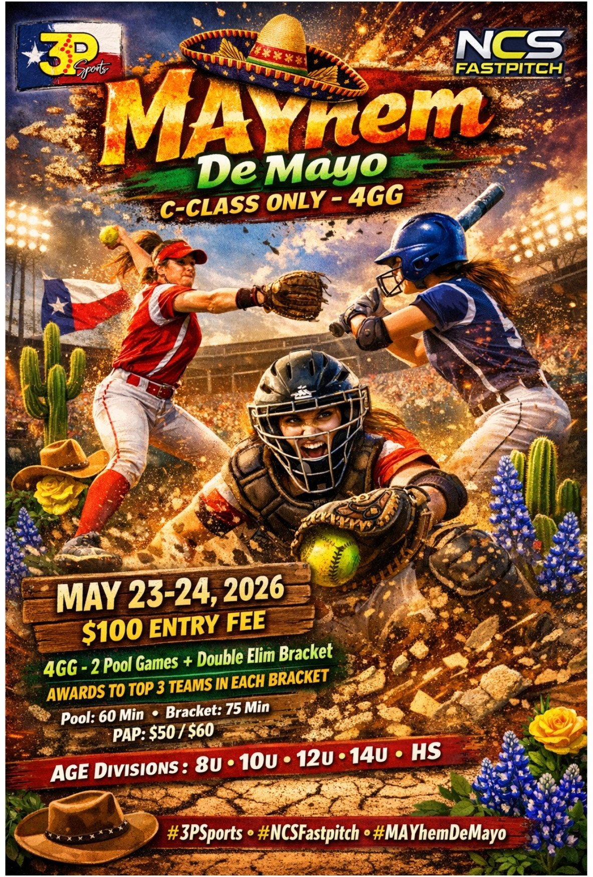 3P Sports MAYhem de Mayo - OPEN & C-CLASS Logo