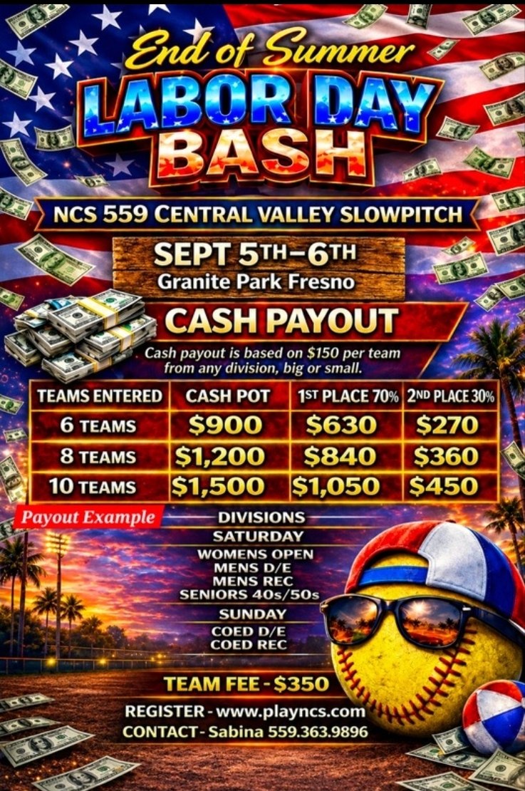 End of Summer- LABOR DAY BASH FOR CASH Logo