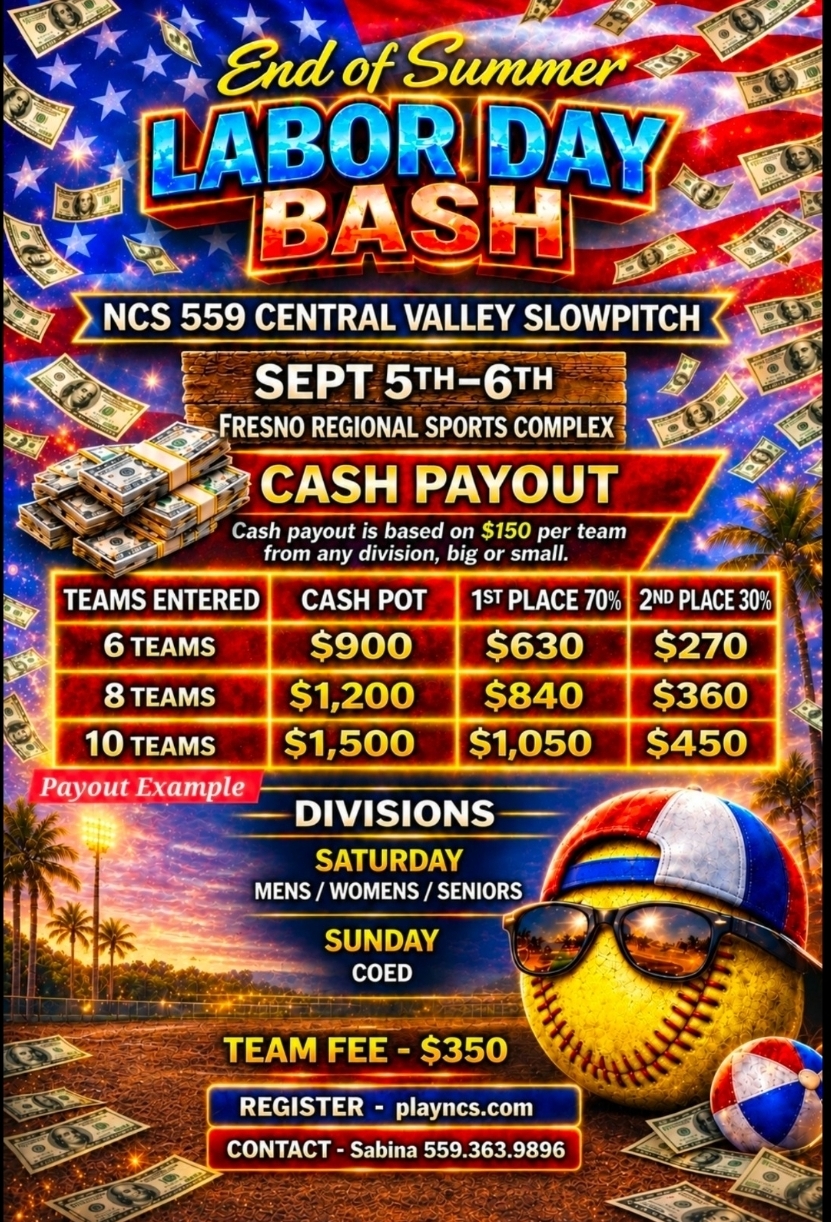 End of Summer- LABOR DAY BASH FOR CASH Logo