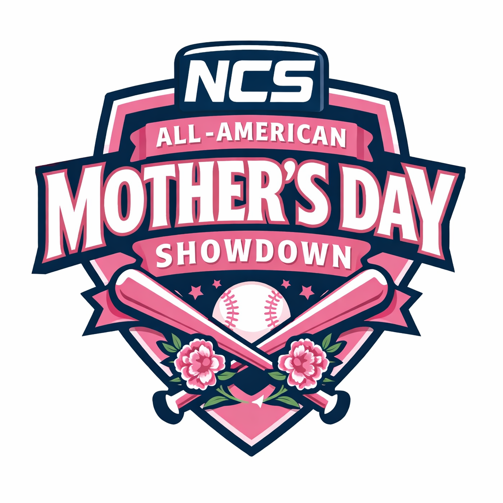 NCS All-American Mother’s Day Showdown (Rings & Bats) Logo