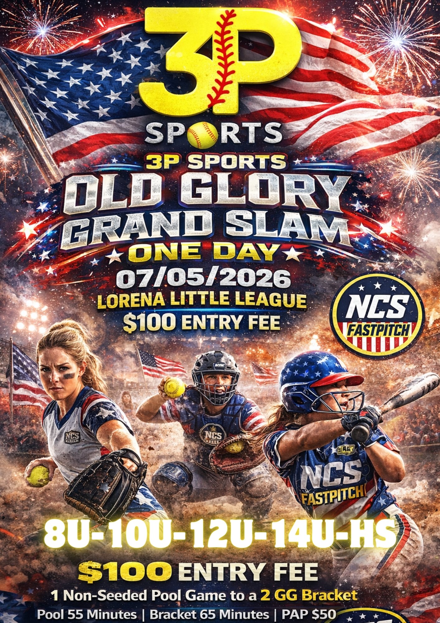 3P Sports - Old Glory Grand Slam - ONE DAY - OPEN & C-CLASS ONLY Logo