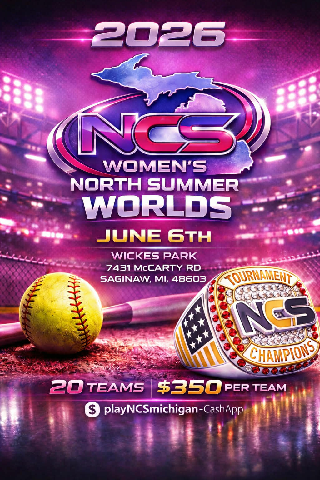 Women's North Summer Worlds Logo