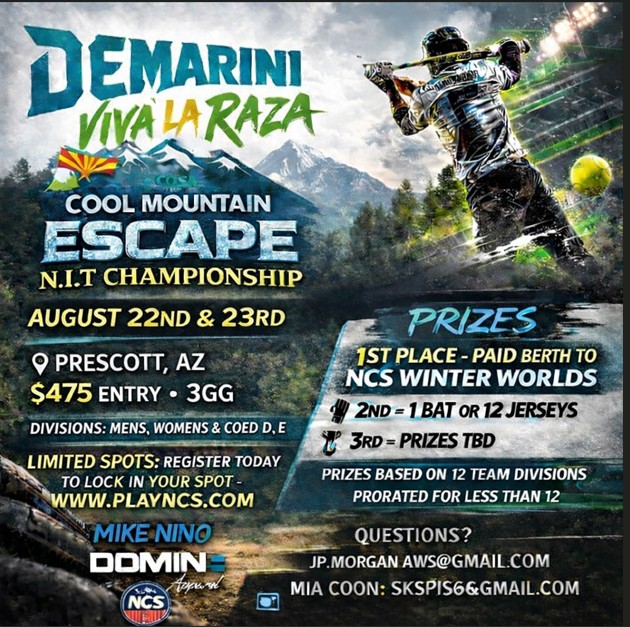 NCS MOUNTAIN TOP ESCAPE: N.I.T. CHAMPIONSHIP - MENS, WOMENS & COED  (LIMITED SPOTS) Logo