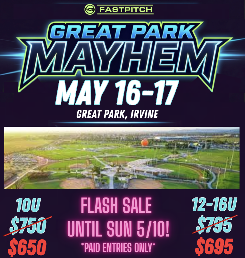 NCS Great Park Mayhem Tournament:  May 16 -May 17 Logo
