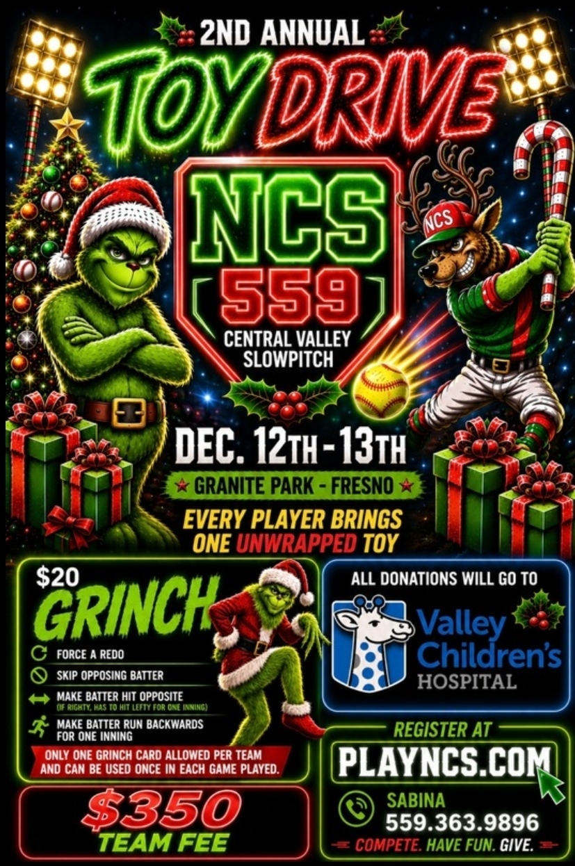 2nd Annual NCS 559 TOY DRIVE Logo